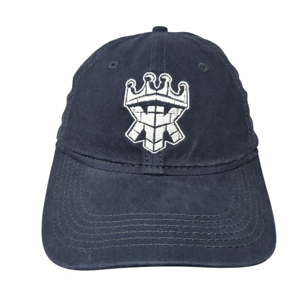 Sportsman Slideback Hat Blue One Size Adjustable Embroidered 6 Panel